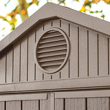 Apex Plastic Storage Shed 6 × 4 ft with Floor, Window and Base Included