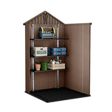 Apex Plastic Storage Shed 6 × 4 ft with Floor, Window and Base Included